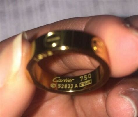 cartier 750 ring 52833a real or fake|cartier 750 52833a star110.